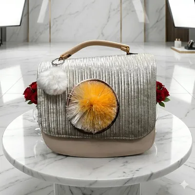 Elegant Blossom Crossbody Bag With Long Strap thumbnail 4