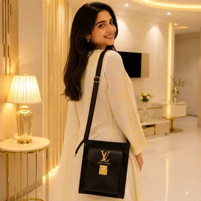 Ladies Vertical Crossbody Bag With Adjustable Long Strap  thumbnail 6