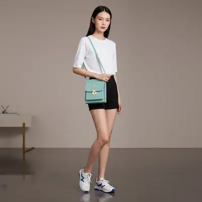 Girl's Royal Vertical Sling Crossbody Bag With Long Adjustable Strap  thumbnail 4