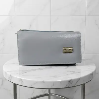 Ladies PU Leather Hand clutch Double Flap Magnetic Closure thumbnail 2