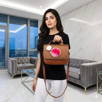 Queen Aura Elegant Blossom Hand & Shoulder Bag thumbnail 2