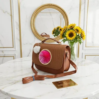Queen Aura Elegant Blossom Hand & Shoulder Bag thumbnail 3