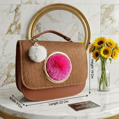 Queen Aura Elegant Blossom Hand & Shoulder Bag thumbnail 5
