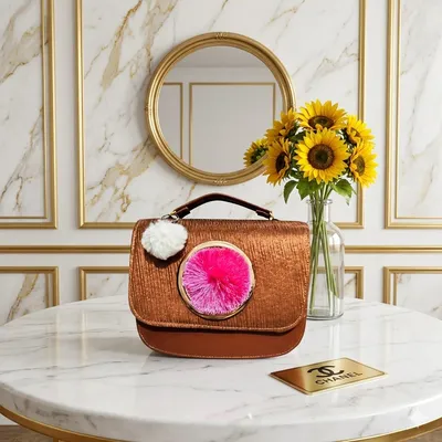 Queen Aura Elegant Blossom Hand & Shoulder Bag thumbnail 8