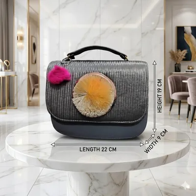 Women's PU Leather Textured Shoulder Bag With Long Strap thumbnail 8