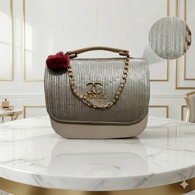 Golden Pearl Luxe Shoulder Bag With Long Strap thumbnail 8