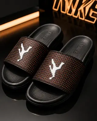 Men's EVA Brown Casual Jordan Slide Slippers