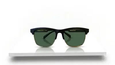 Classic Black Browline Clubmaster Sunglasses For Men & Women
