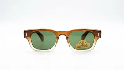Classic Transparent Brown Square Sunglasses For Men & Women