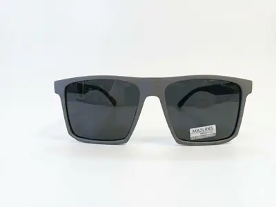 Men's Stylish Black UV Protection Mirror Coated Sunglasses