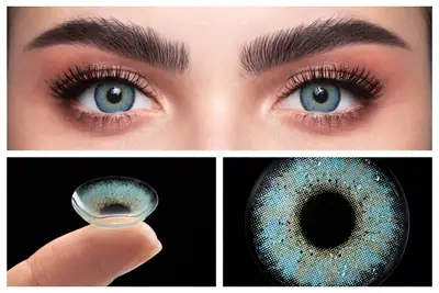 Hydrating Sky Blue Contact Lens