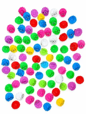 15 Pcs Girl's Colorful Hair Clips For Styling And Fun Play