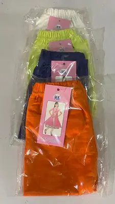 6 Pcs Girl's Stitched Jersey Plain Leggings thumbnail 2