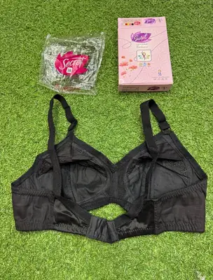 Cotton Embroidered Comfortable And Breathable Full Cup Bra thumbnail 5