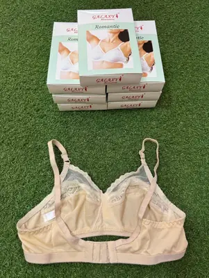 Cotton Lace Work Non-Padded Non-Padded Bra thumbnail 4
