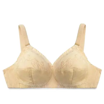 Cotton Embroidered Comfortable And Breathable Full Cup Bra