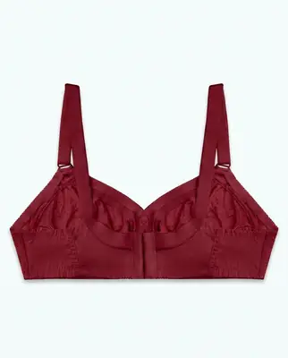 Cotton Embroidered Comfortable And Breathable Full Cup Bra thumbnail 3