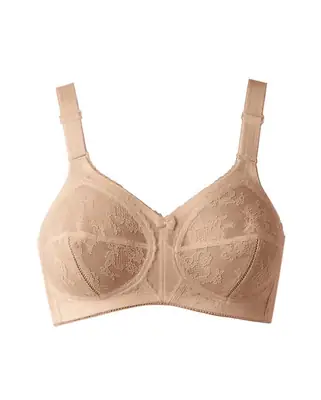 Original Galaxy/Triumph (Doreen Bra) Nylon Plain Light Weight Full Cup Bra thumbnail 3