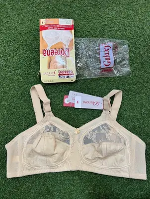 Original Galaxy/Triumph (Doreen Bra) Nylon Plain Light Weight Full Cup Bra thumbnail 5