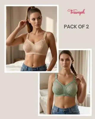 Nylon Plain Comfortable And Lightweight Bra Top thumbnail 2