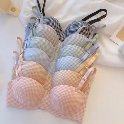 Pack Of 2 China Imported Padded Bra / Printed Lightweight And Breathable Padded Bra thumbnail 2