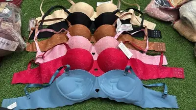 Pack Of 2 China Imported Padded Bra / Printed Lightweight And Breathable Padded Bra thumbnail 9