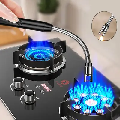Rechargeable 360° Arc Lighter with LED Portable Electric Lighter