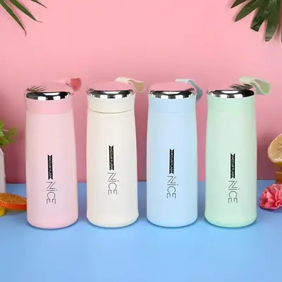 Nice water bottle 400ml Glass Water Bottle