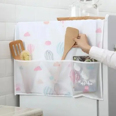 6 Pockets Dustproof and Waterproof EVA Refrigerator Cover
