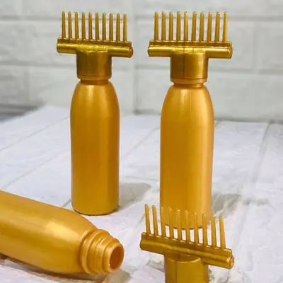 Hair Oil Bottle With Comb | Best For Dandruff & Hair Fall - 130ml