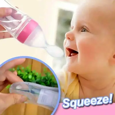 Silicone Squeeze Feeder | Squeeze Food Feeder for Infants