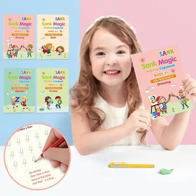 Sank Magic Practice Copybook Set for Kids 3+