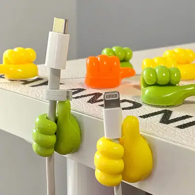 10 Pcs Silicone Thumb Hooks Wall Mount Hooks