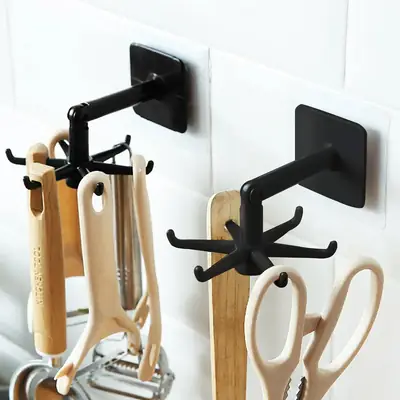 360 Degree Self-Adhesive Wall Mount Hook