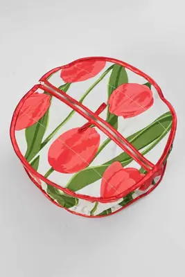 Cotton Zip Roti Box Foldable Storage Hot Pot for Roti