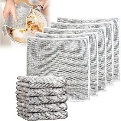 Pack of 5 Magic Dishcloth Wire Cleaning Cloths