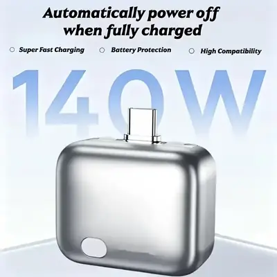 Smart Auto Power Off Charger Protector 140W with AI Full Charge Disconnect Function