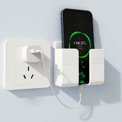Wall Mounted Mobile Holder White 1Pc