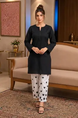 3 Pcs Women's Unstitched Embroidered Suit breeza limited edition high trending  thumbnail 2