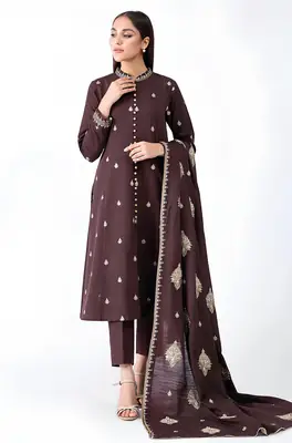 3 Pcs Women's Unstitched Embroidered *BRAND: KAYSERIA*