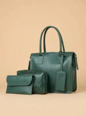 Women's Faux Leather Textured Shoulder Bag thumbnail 2