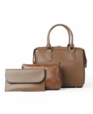Women's Faux Leather Textured Shoulder Bag thumbnail 3