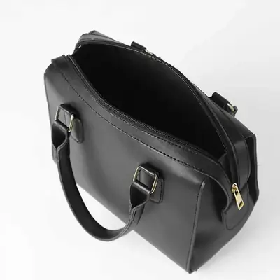 Women's Faux Leather Textured Shoulder Bag thumbnail 5