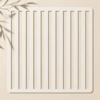 Casvena Stripes Pattern Stencil - Wall & Canvas
