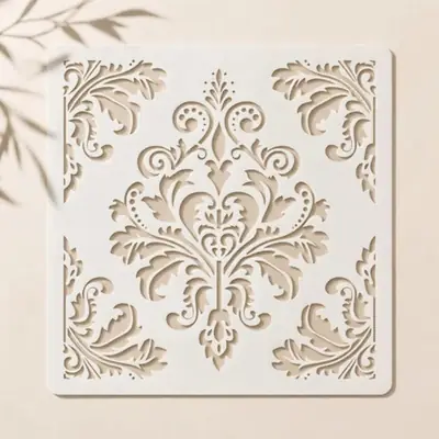 Casvena Motif Pattern Sheet Reusable Stencil for Wall