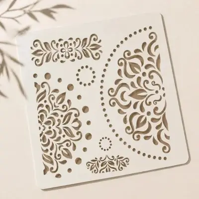 Casvena Mandala Reusable Stencil for Wall Painting