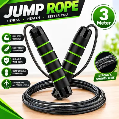 3 Meter Skipping Rope Jump Rope for Men Women Kids
