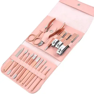 16 in 1 Nail Kit Nail clipper Set Steel Multi color