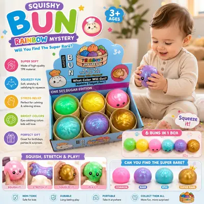 Dumpling Squishy Sensory Squeeze Toy