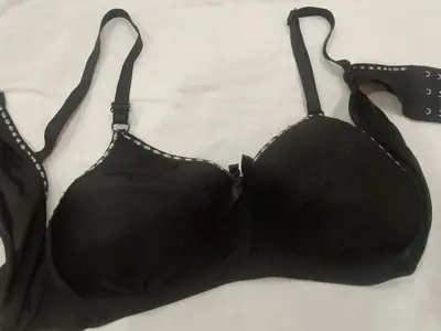 Silk Lace Work Comfortable And Lightweight Padded Bra thumbnail 2